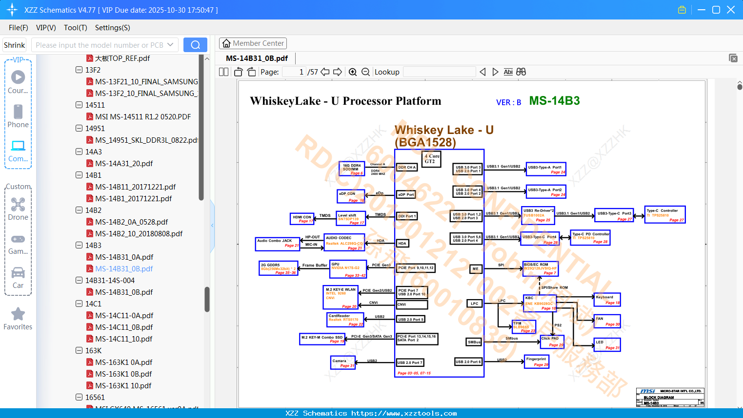 Laptop MSI MS-14B31_0B